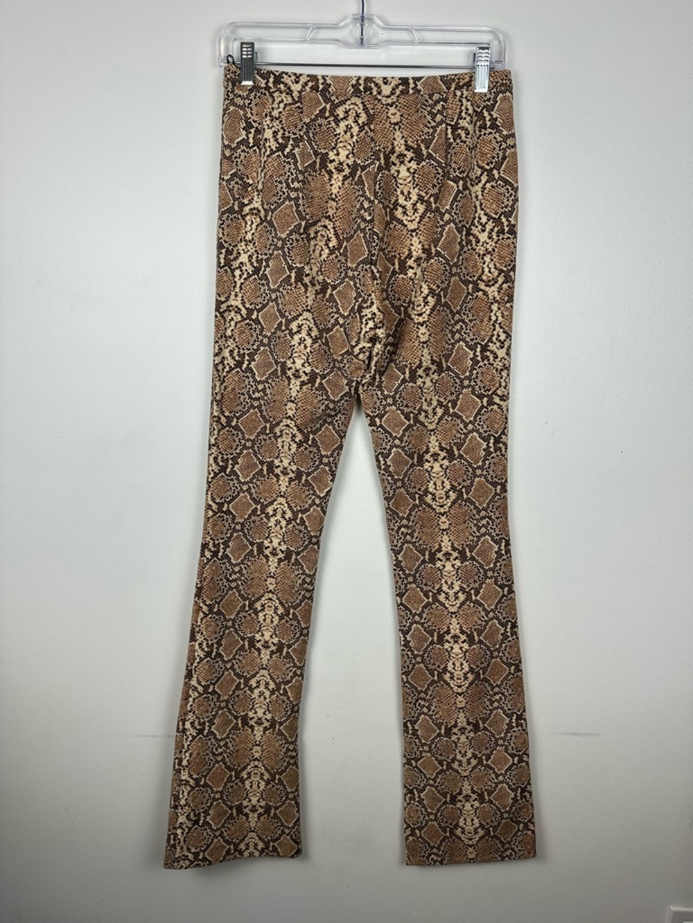 Anine Bing Phyton Printed Cigarette‎ Split Cuff Pants Women’s Sz S - Picture 5 of 10